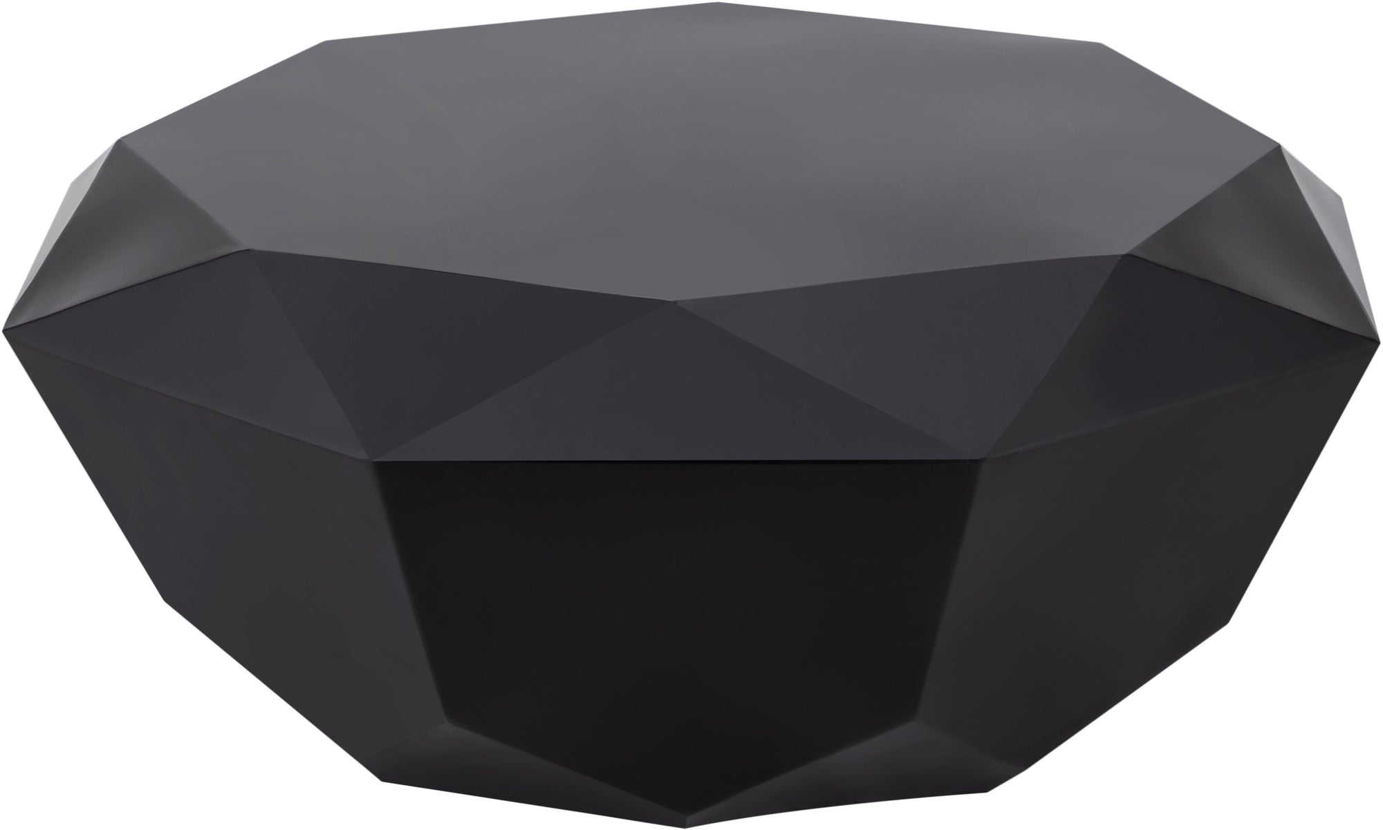 Gemma Matte Black Coffee Table