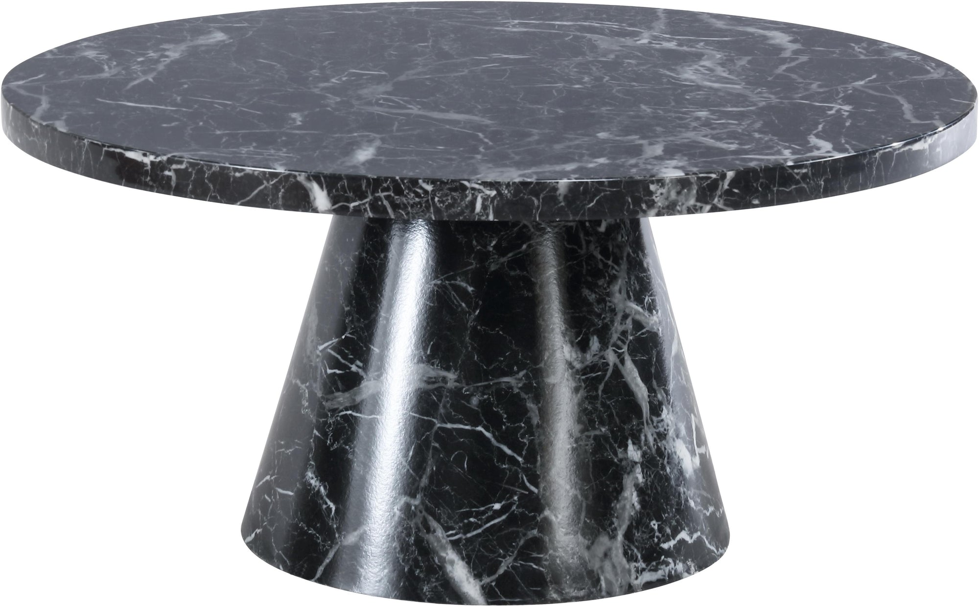 Omni Black Faux Marble Coffee Table