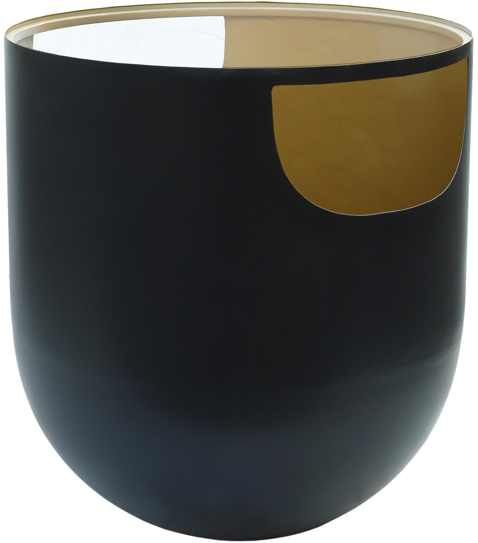 Doma Black / Gold End Table
