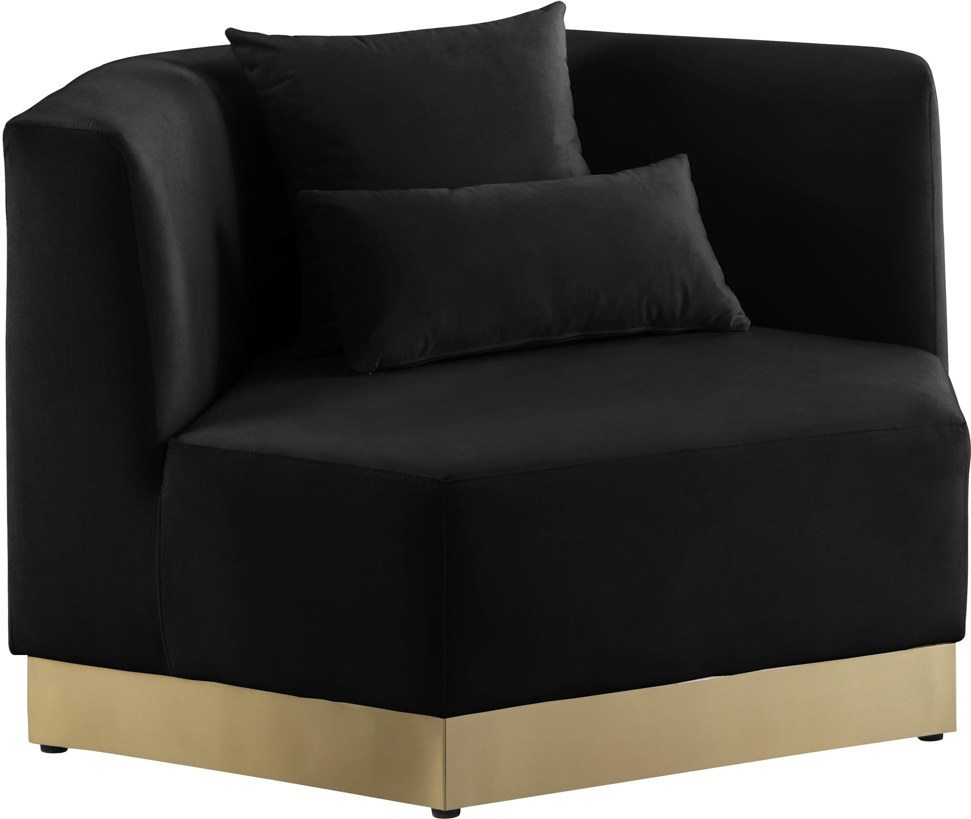 Marquis Black Velvet Chair