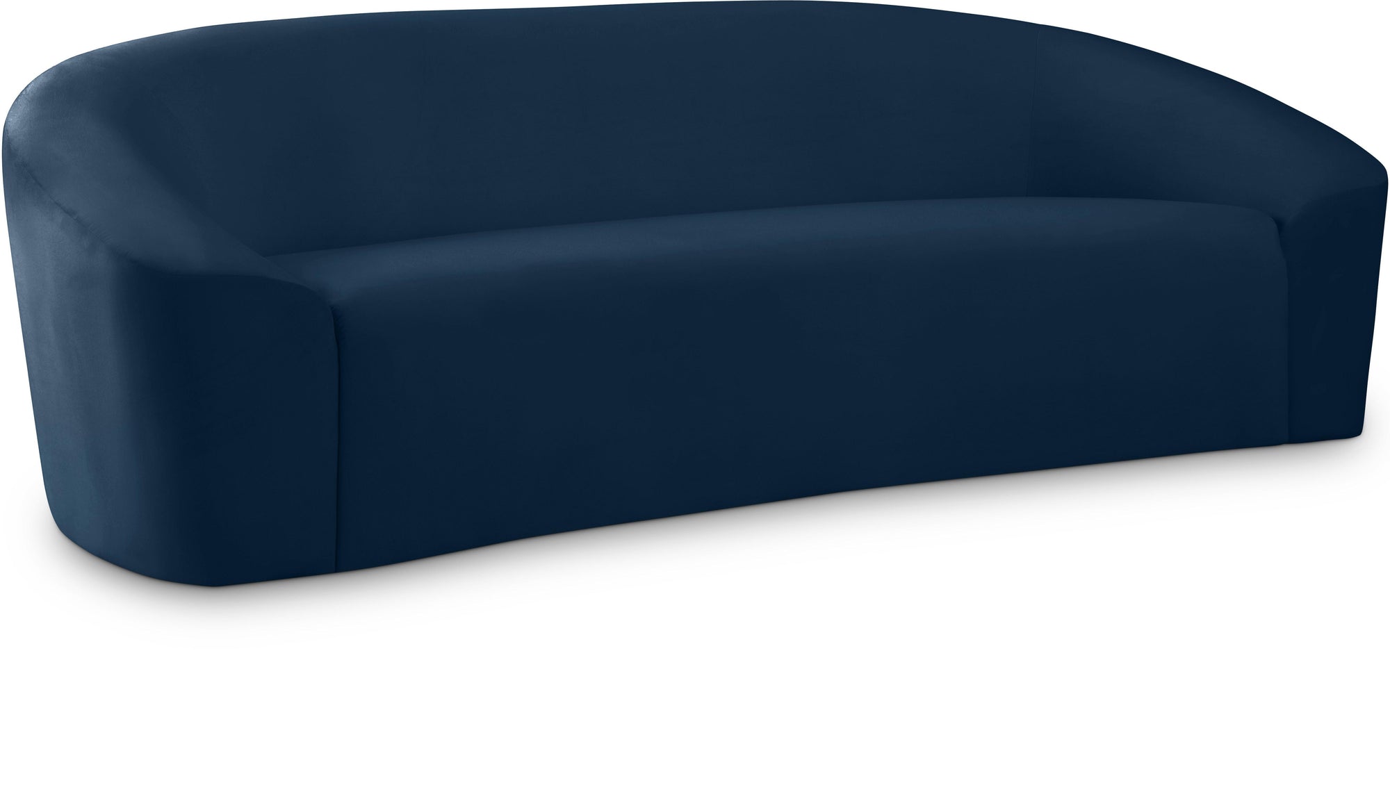 Riley Navy Velvet Sofa