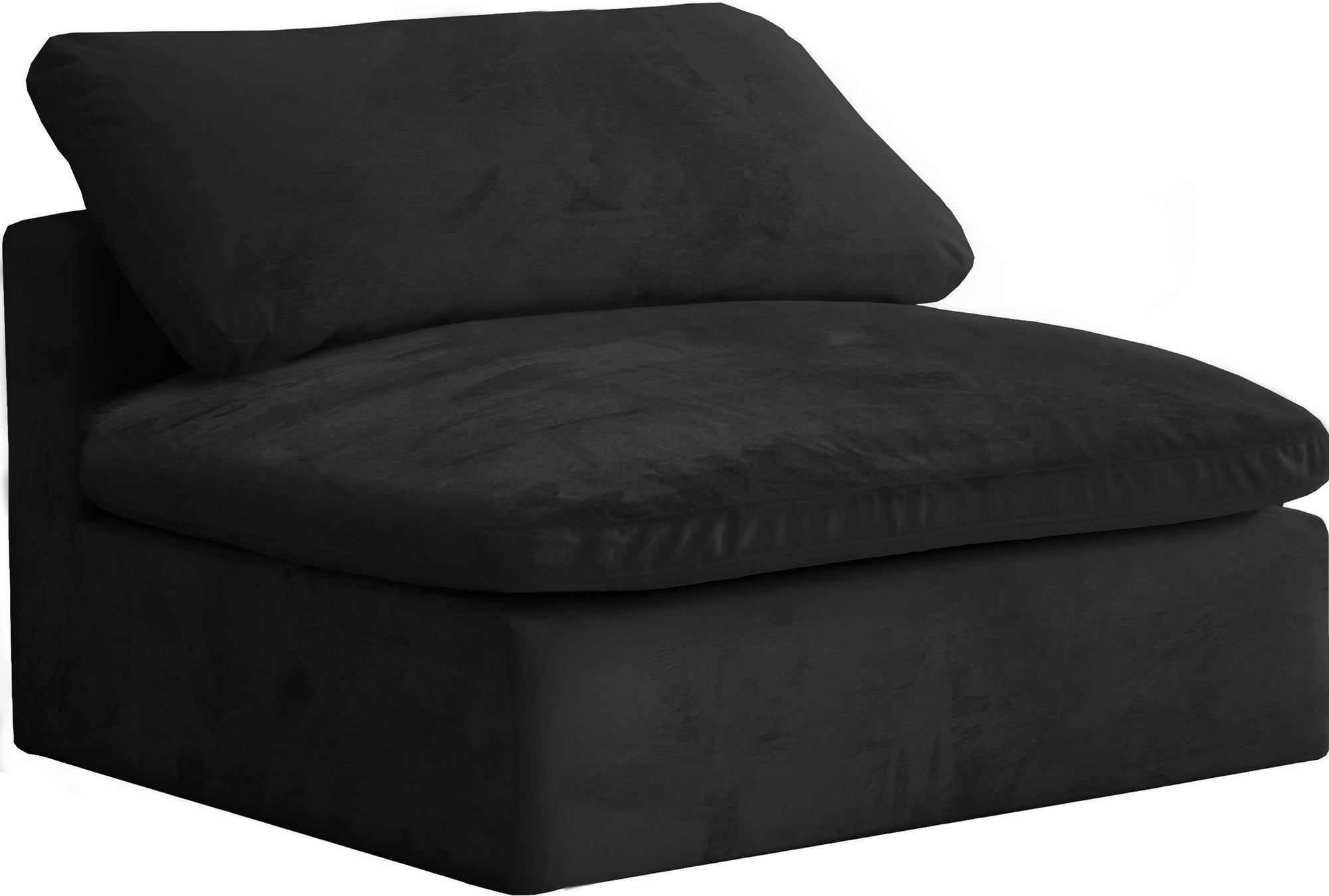 Cozy Black Velvet Chair