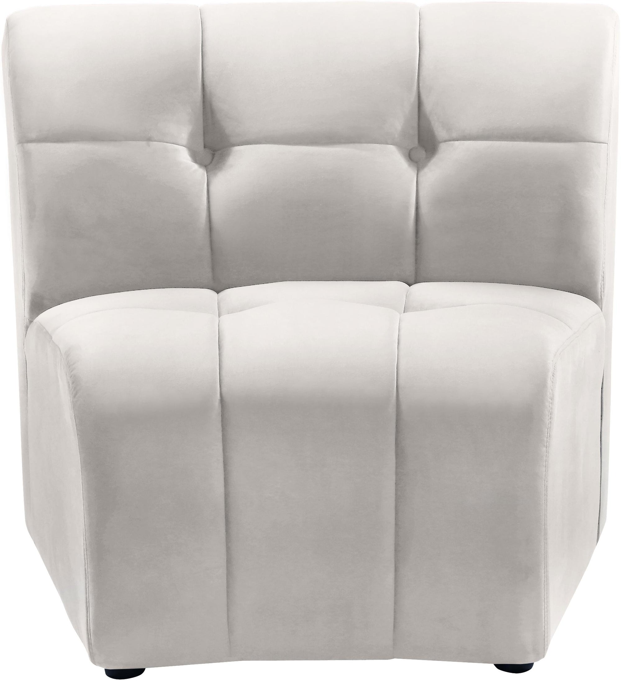 Limitless Cream Velvet Modular Chair