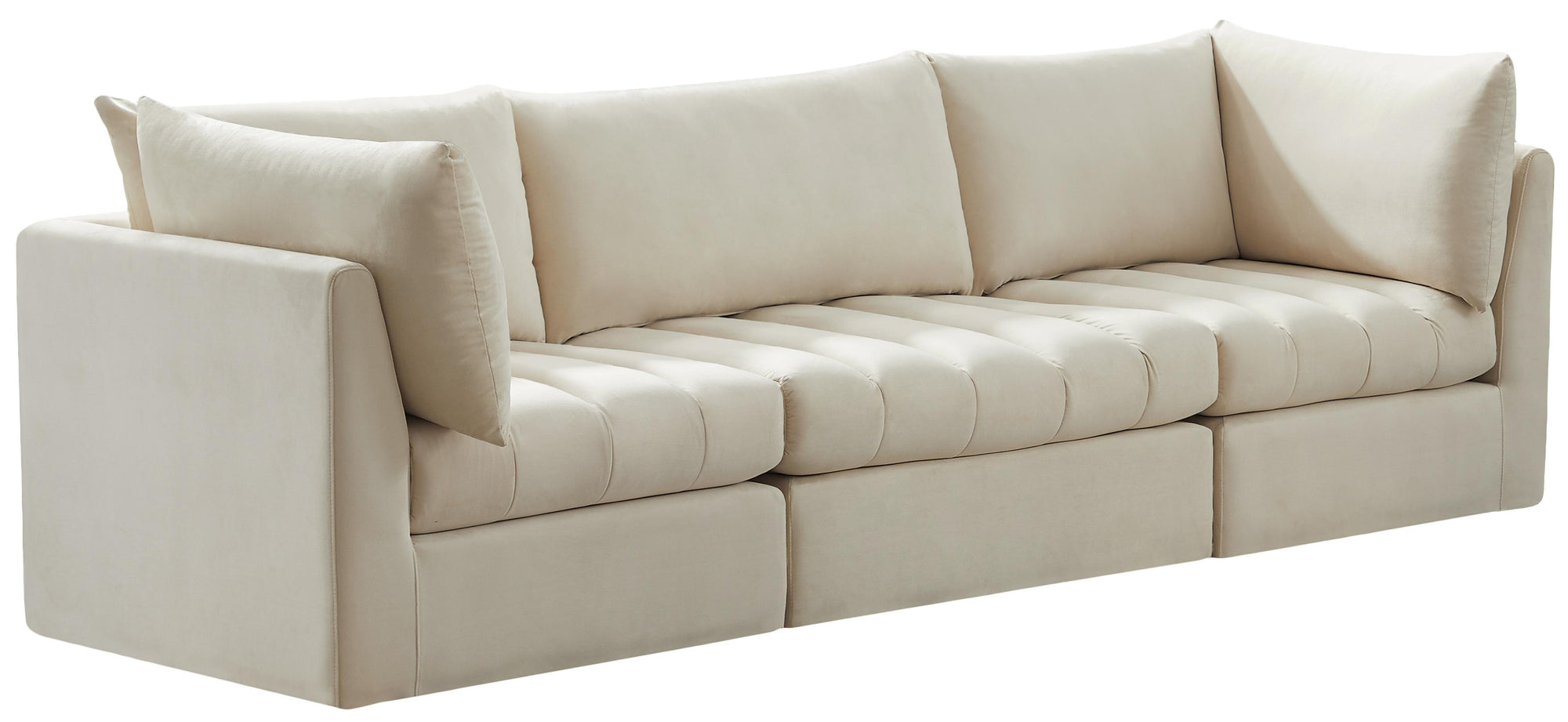 Jacob Cream Velvet Modular Sofa