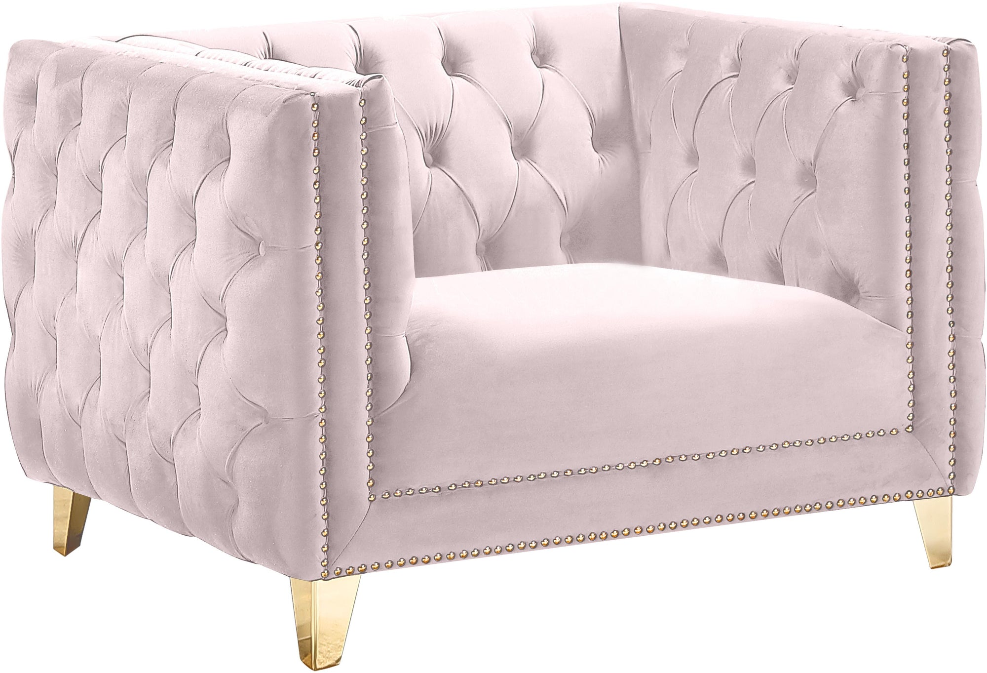 Michelle Pink Velvet Chair