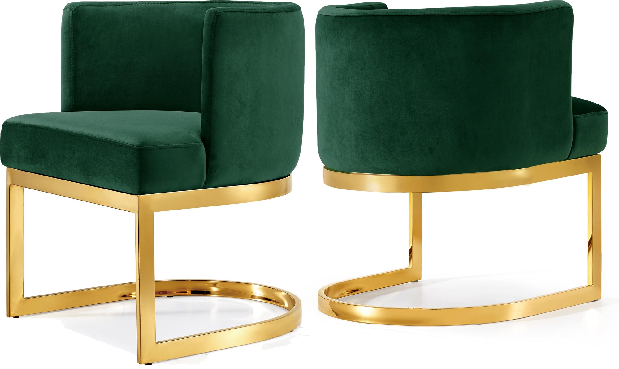 Gianna Green Velvet Dining Chair