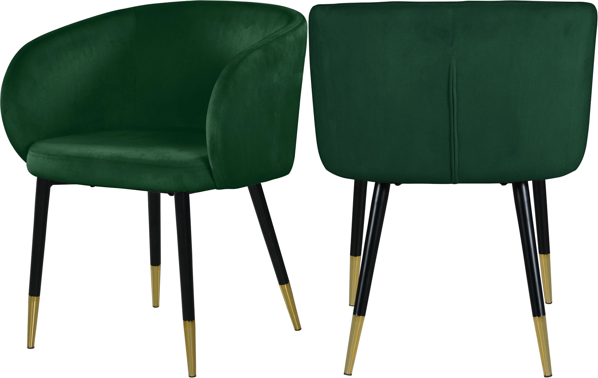 Louise Green Velvet Dining Chair