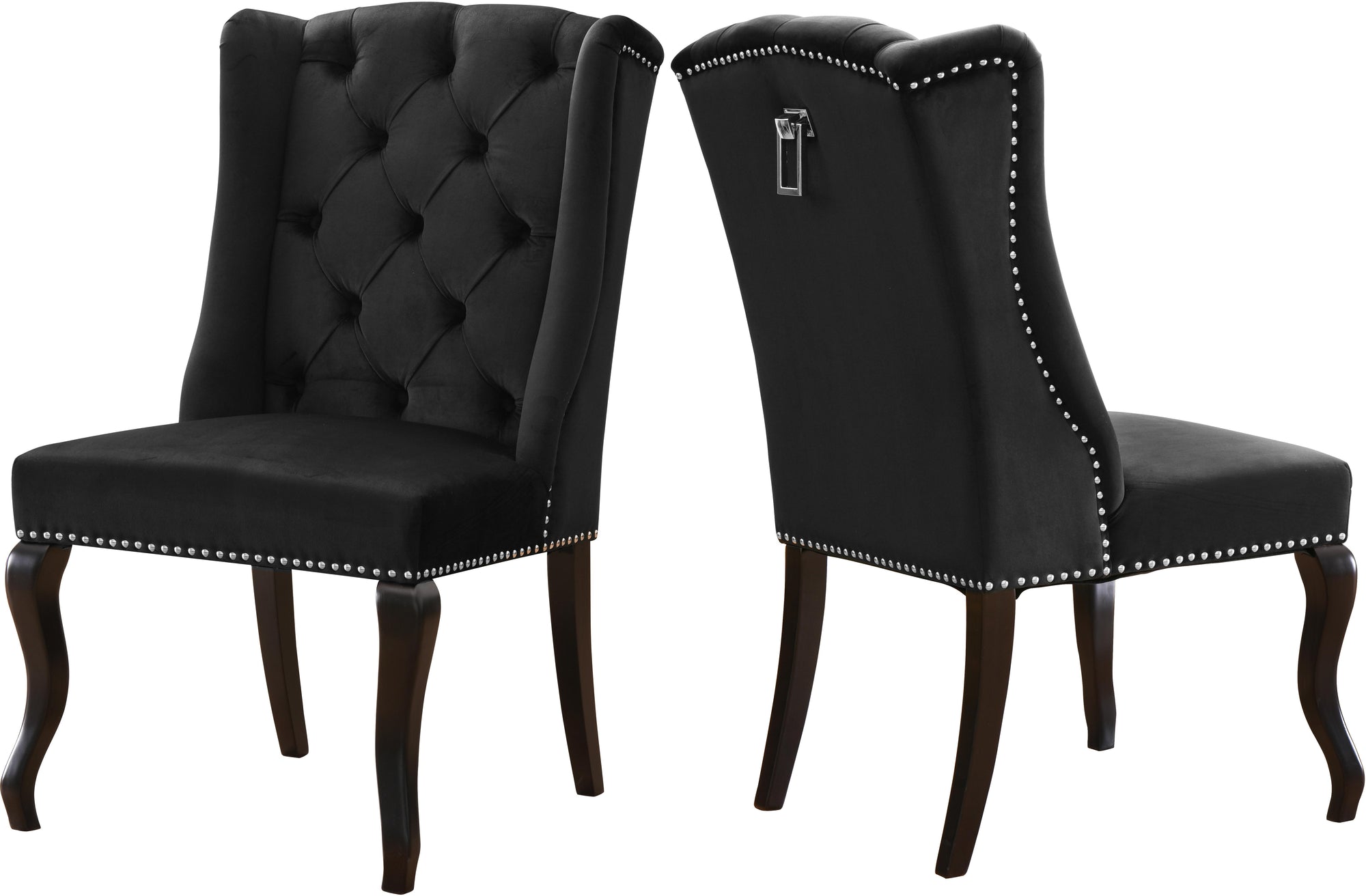 Suri Black Velvet Dining Chair
