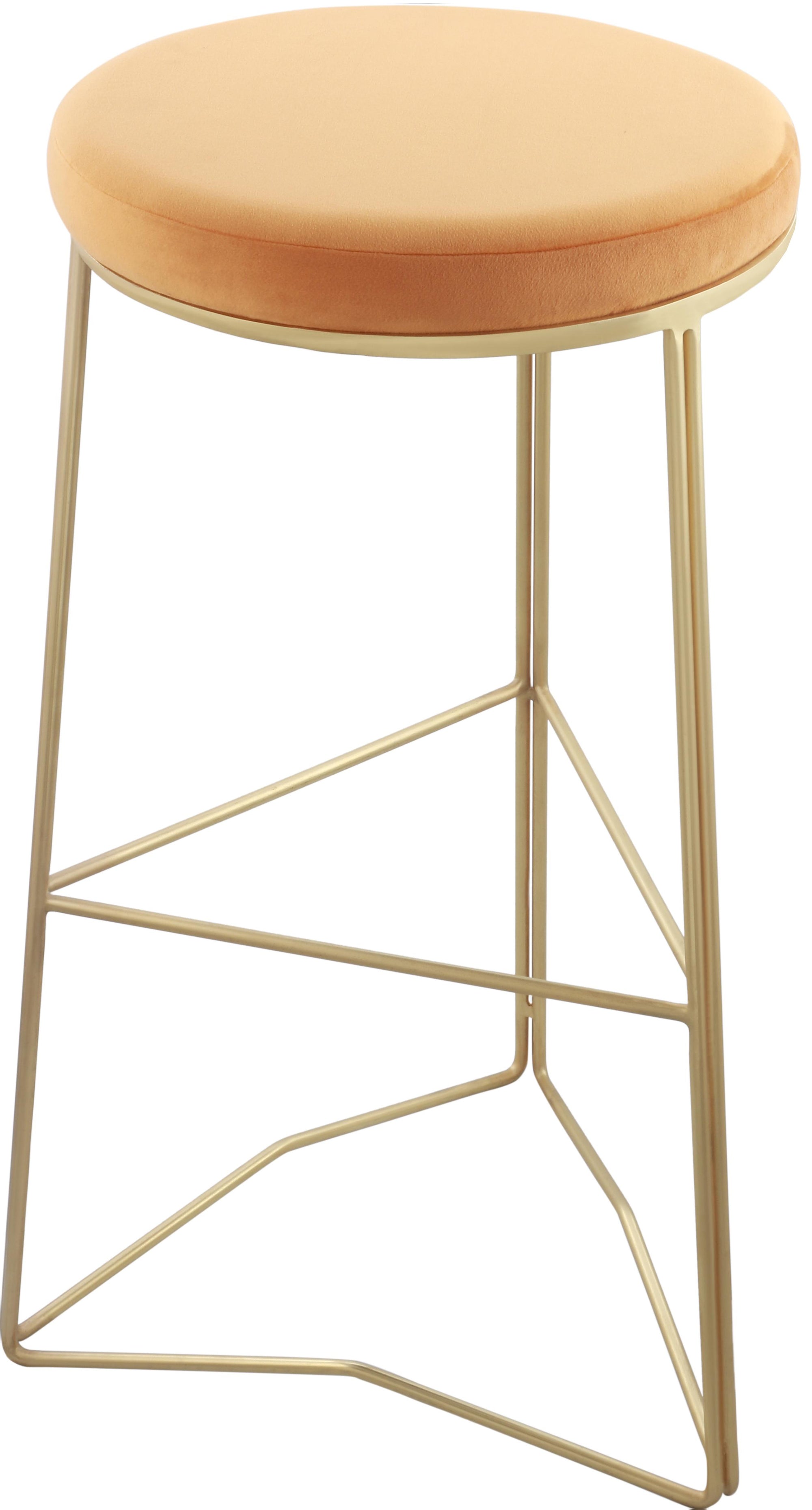 Tres Mango Velvet Bar Stool