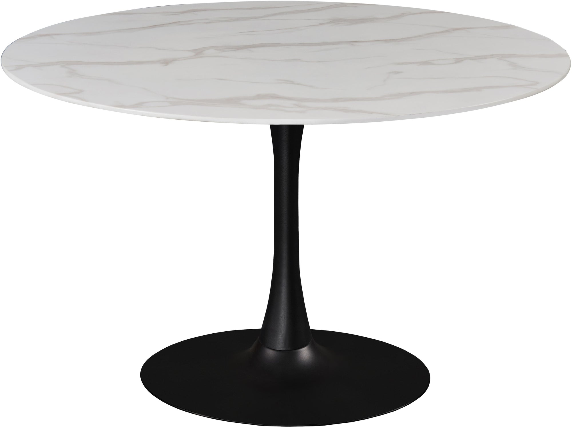 Tulip Matte Black Dining Table