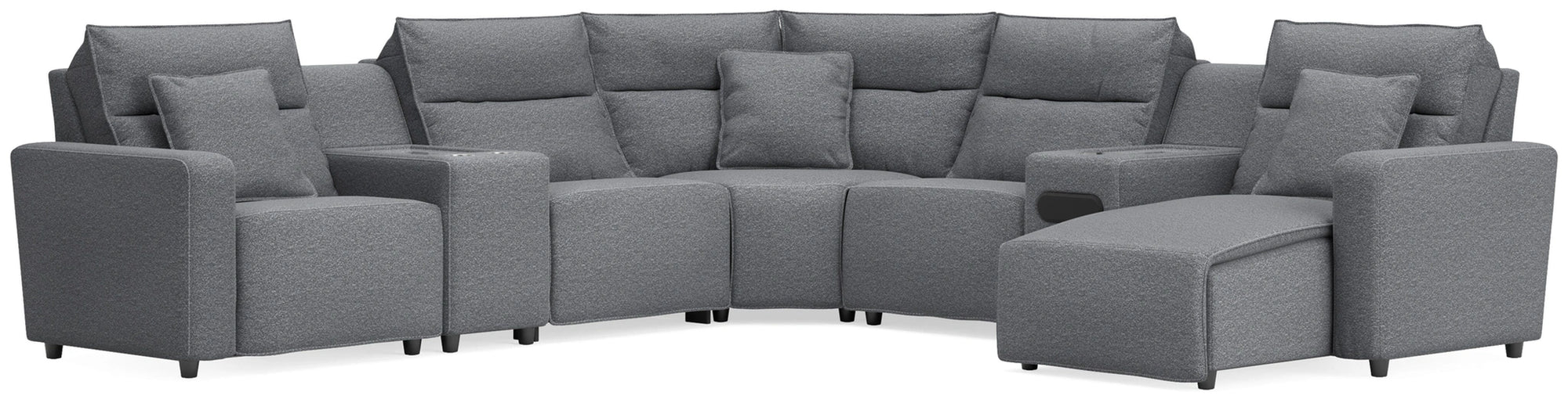 Modmax II Power Reclining Sectional with Chaise and Audio System