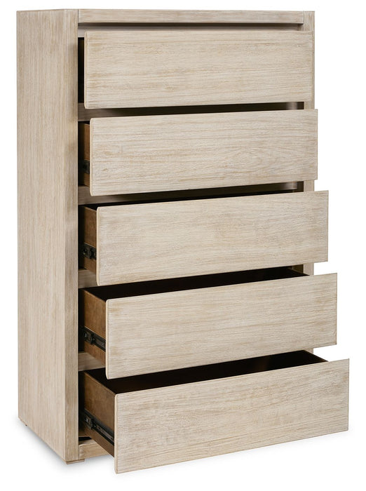 Michelia - Bisque - Five Drawer Chest