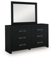 Maeling Dresser and Mirror
