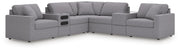 Modmax Balanced Sectional with Audio and Storage Consoles