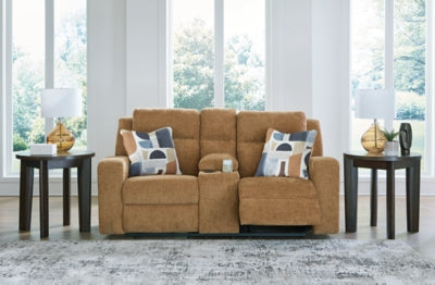 Kanlow Reclining Loveseat with Console