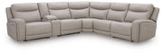 Gravier Power Reclining Sectional with Storage Console