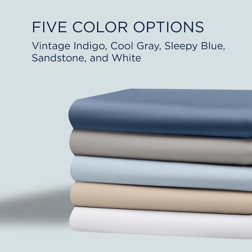 TEMPUR Rayon from Bamboo Sheet Set Sleepy Blue