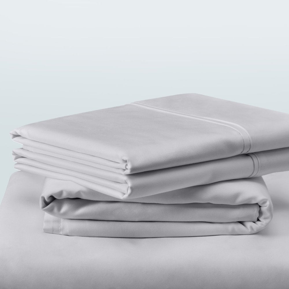 TEMPUR Classic Cotton Sheet Set Sleepy Silver Mist