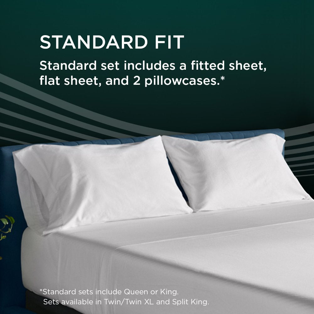 TEMPUR Luxe Egyptian Cotton Pillowcase Set White