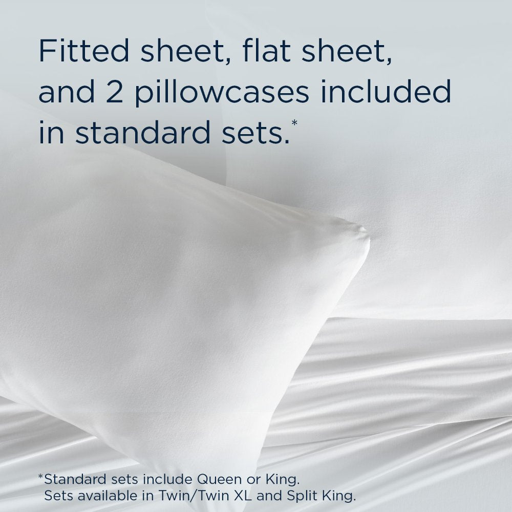 TEMPUR Rayon from Bamboo Sheet Set White