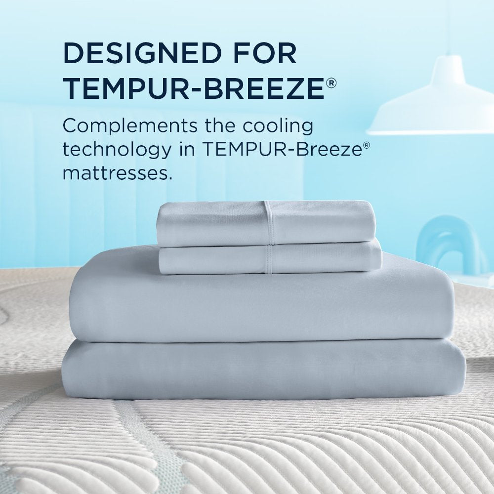 Tempur-Pedic Breeze Pillowcase Set - Sleepy Blue