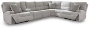 Acklen Place Power Sectional Reclining Sofa with Storage Console