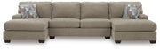 Newellen Sectional with Double Chaise