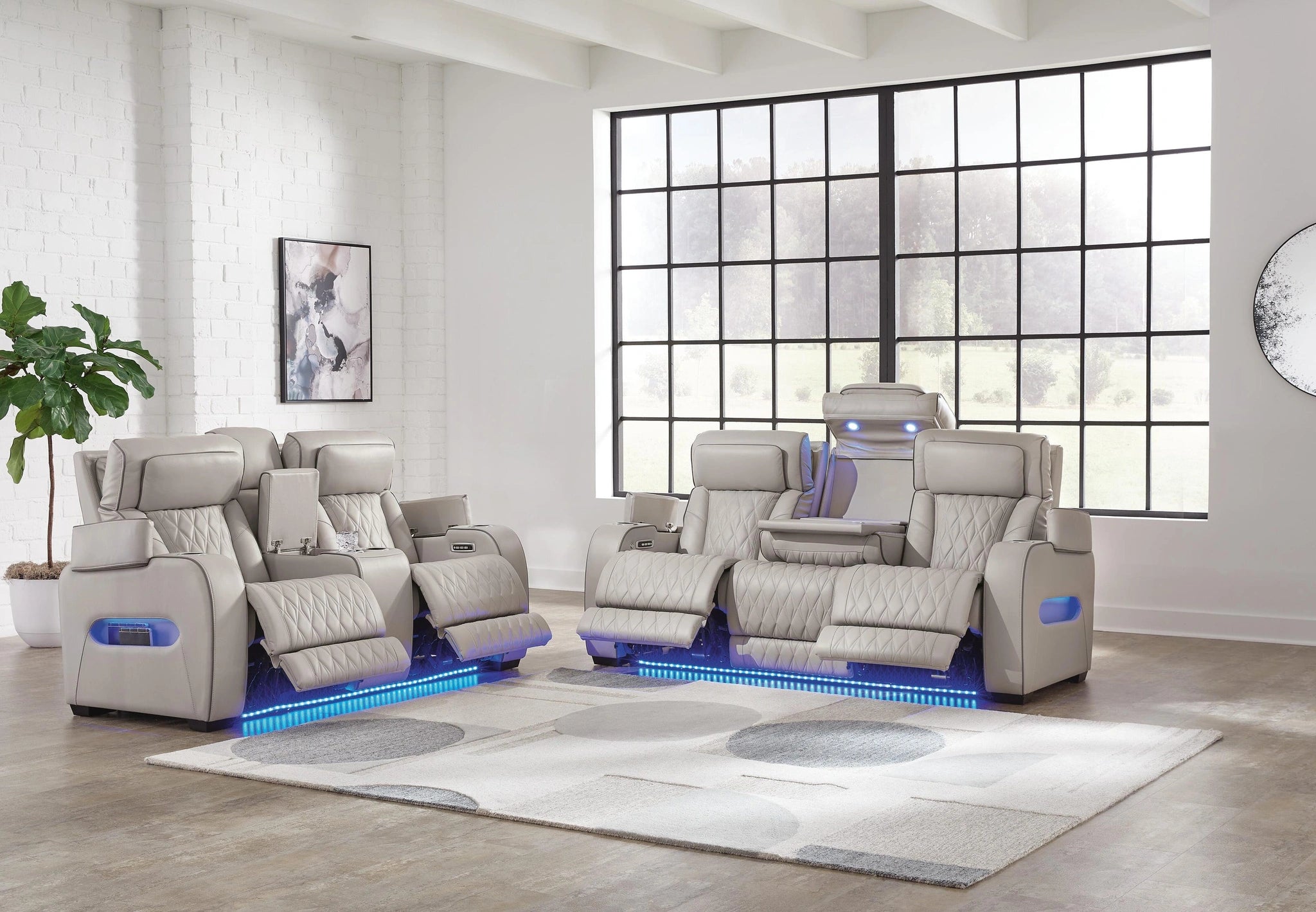 Boyington Power Reclining Sofa, Loveseat and Recliner