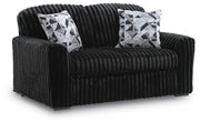 Midnight-Madness Loveseat - Onyx