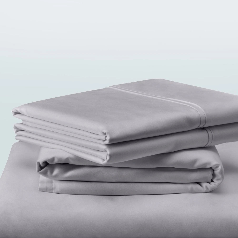 TEMPUR Classic Cotton Sheet Set Cool Gray