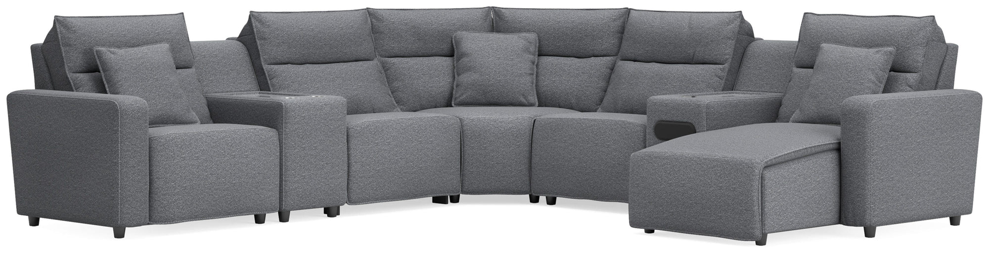 Modmax II Power Reclining Sectional with Chaise and Audio System