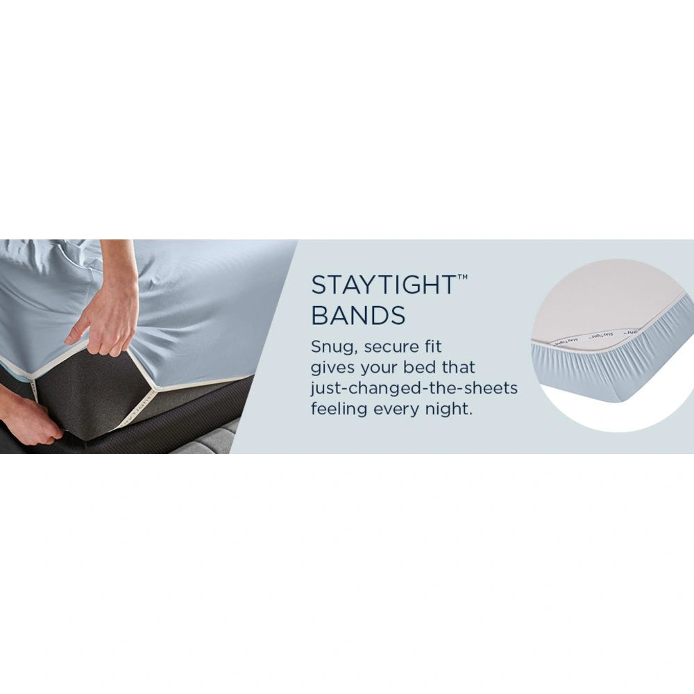 TEMPUR breeze cooling Sheet Set Sandstone