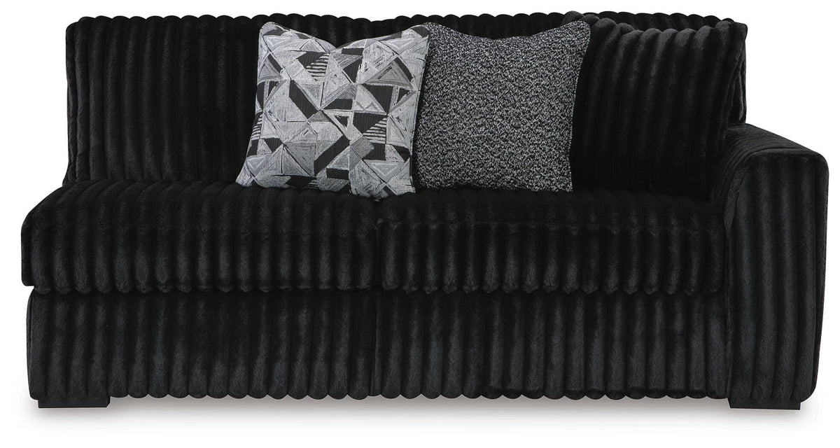 Midnight-Madness Sectional with Chaise