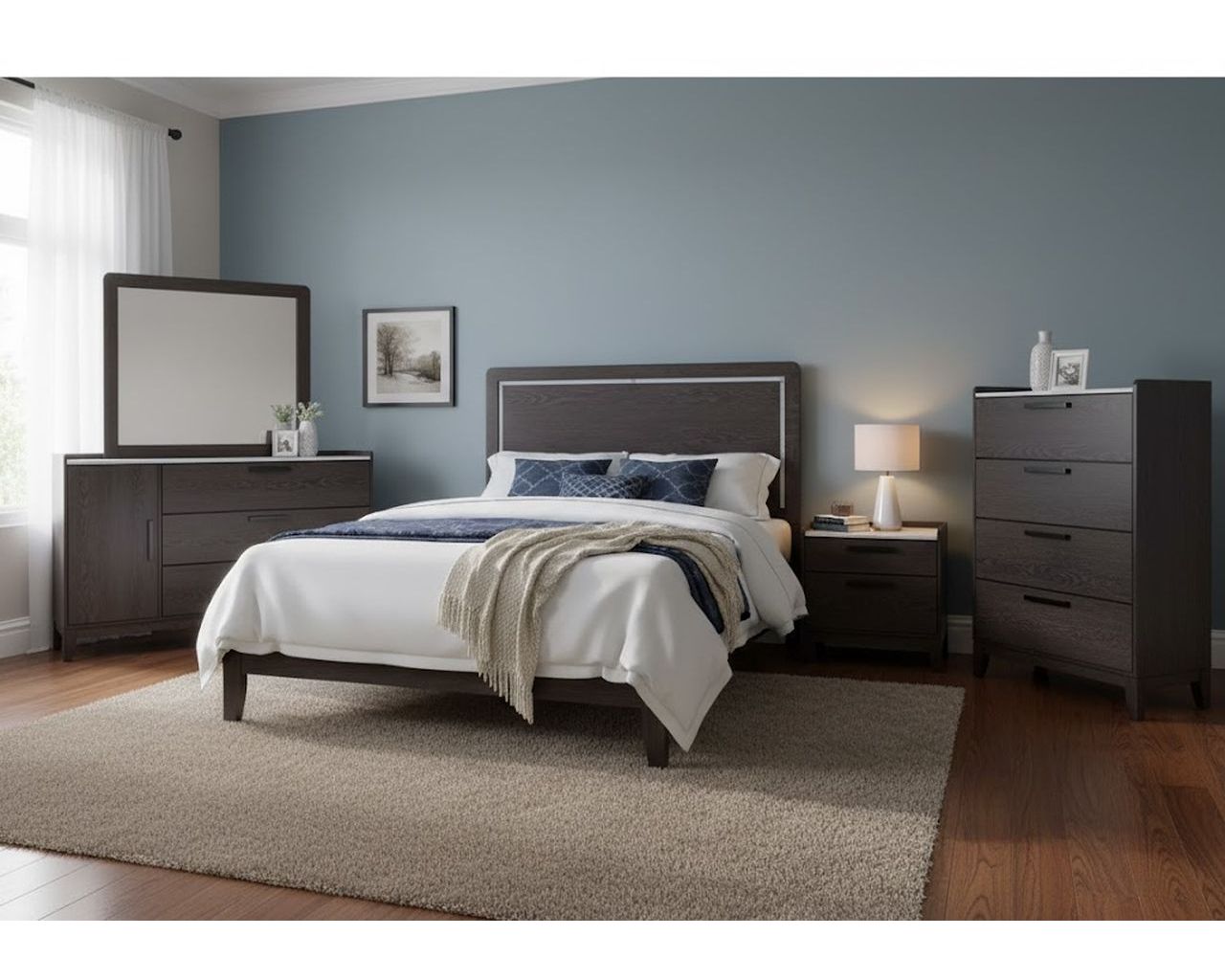 Midnight Falls Bedroom Collection