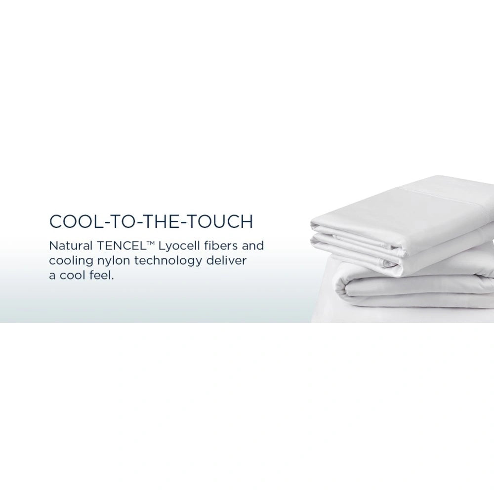 TEMPUR breeze cooling Sheet Set Sleepy Blue