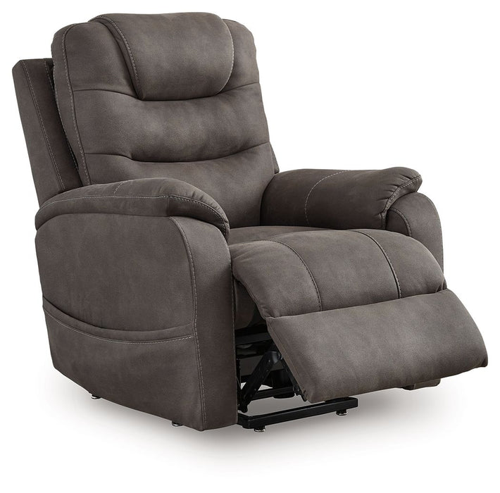 Snowfield - Gunmetal - Power Lift Recliner