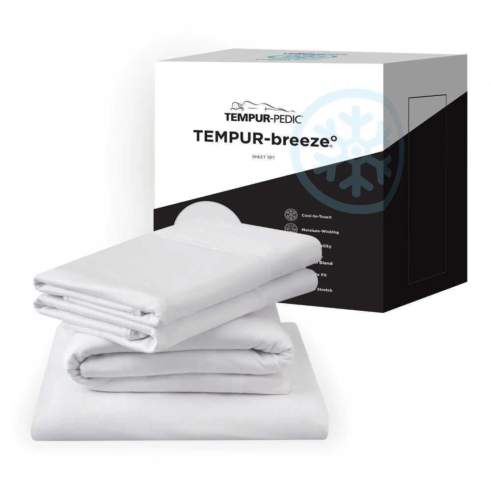 TEMPUR breeze cooling Sheet Set White