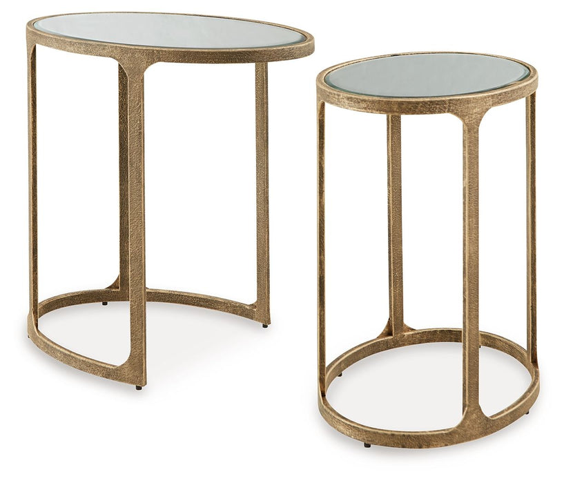 Irmaleigh - Antique Black - Accent Table Set (Set of 2)