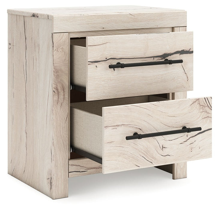 Lawroy - Light Natural - Two Drawer Night Stand