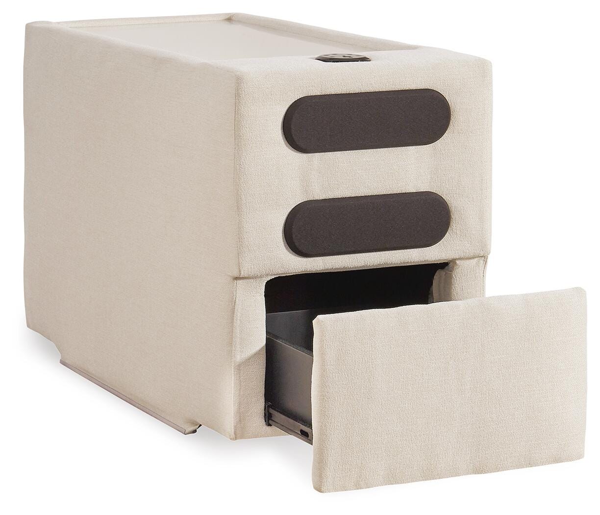 Modmax Balanced Sectional with Audio and Storage Consoles