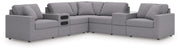 Modmax Balanced Sectional with Audio and Storage Consoles