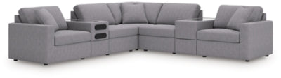 Modmax Balanced Sectional with Audio and Storage Consoles