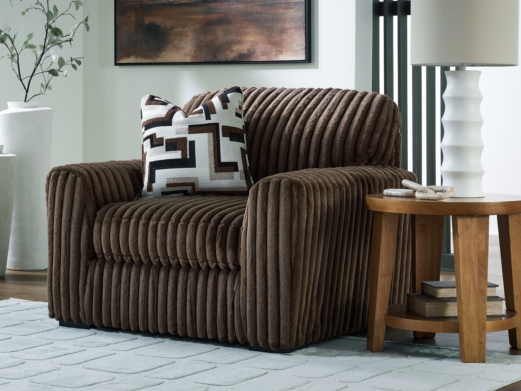 Midnight-Madness Oversized Chair