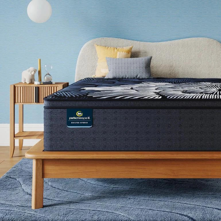 Serta Perfect Sleeper X Quilted Hybrid Mattress Max Plush Pillow Top