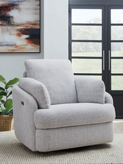 Alainmont Next-Gen Nuvella Swivel Power Recliner
