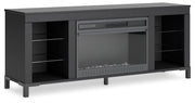 Cayberry 60" TV Stand with Electric Fireplace