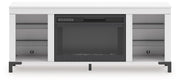 Brollevi 60" TV Stand with Electric Fireplace