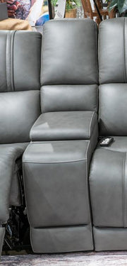 5Z - Pittson Power Reclining Sectional Loveseat with Console image