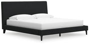 Cadmori King Upholstered Bed with Roll Slats