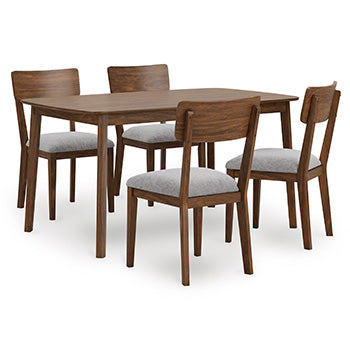 Tameride Dining Table and 4 Chairs (Set of 5)